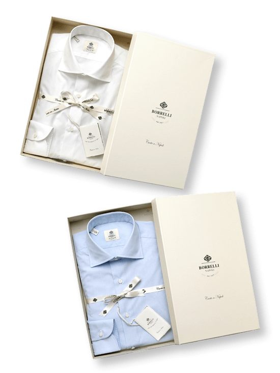 BORRELLI NAPOLI シャツ 41/16（LUIGI BORRELLI TOKYO ONLINE STORE 